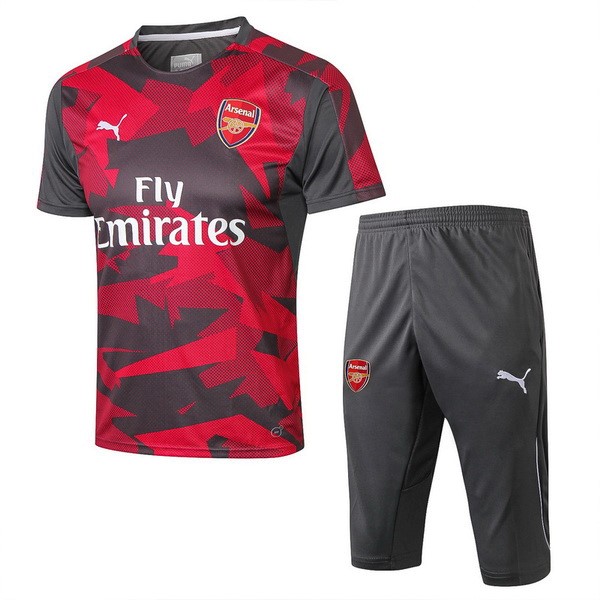 Entrenamiento Arsenal Conjunto Completo 2018-19 Rojo Gris Marino